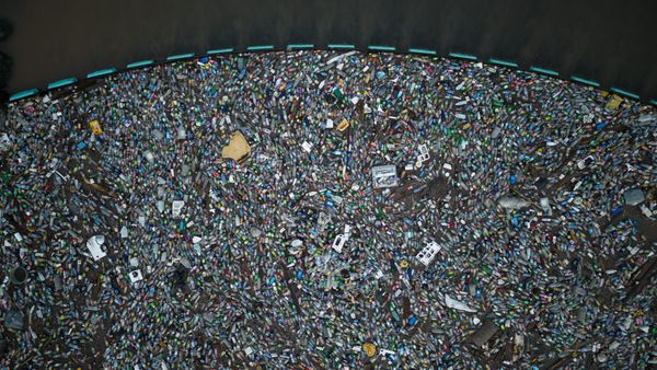 River pollution, river waste, clean river, beach cleanup